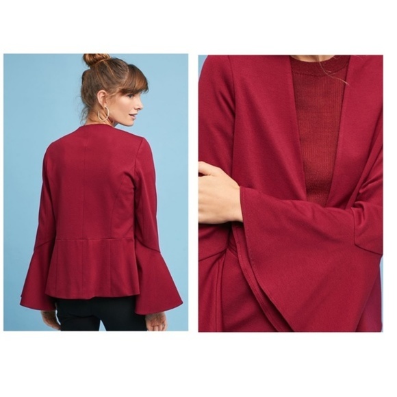 Anthropologie Aria Bell-Sleeve Jacket size SP PS petite new with tag - Picture 5 of 9